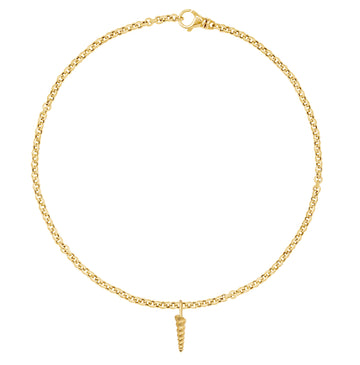 PAREL PAREL x COASTAL - Haket Auger Necklace Gold