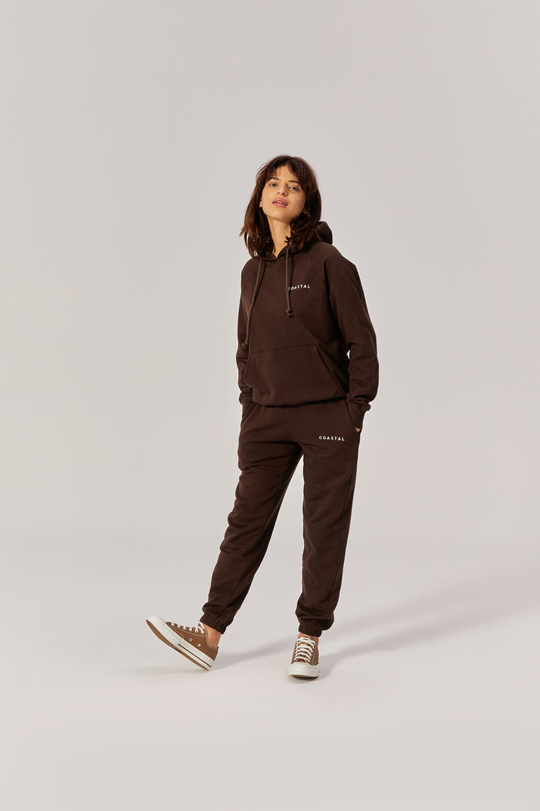 All Day Hoodie Organic Cotton Earth Brown